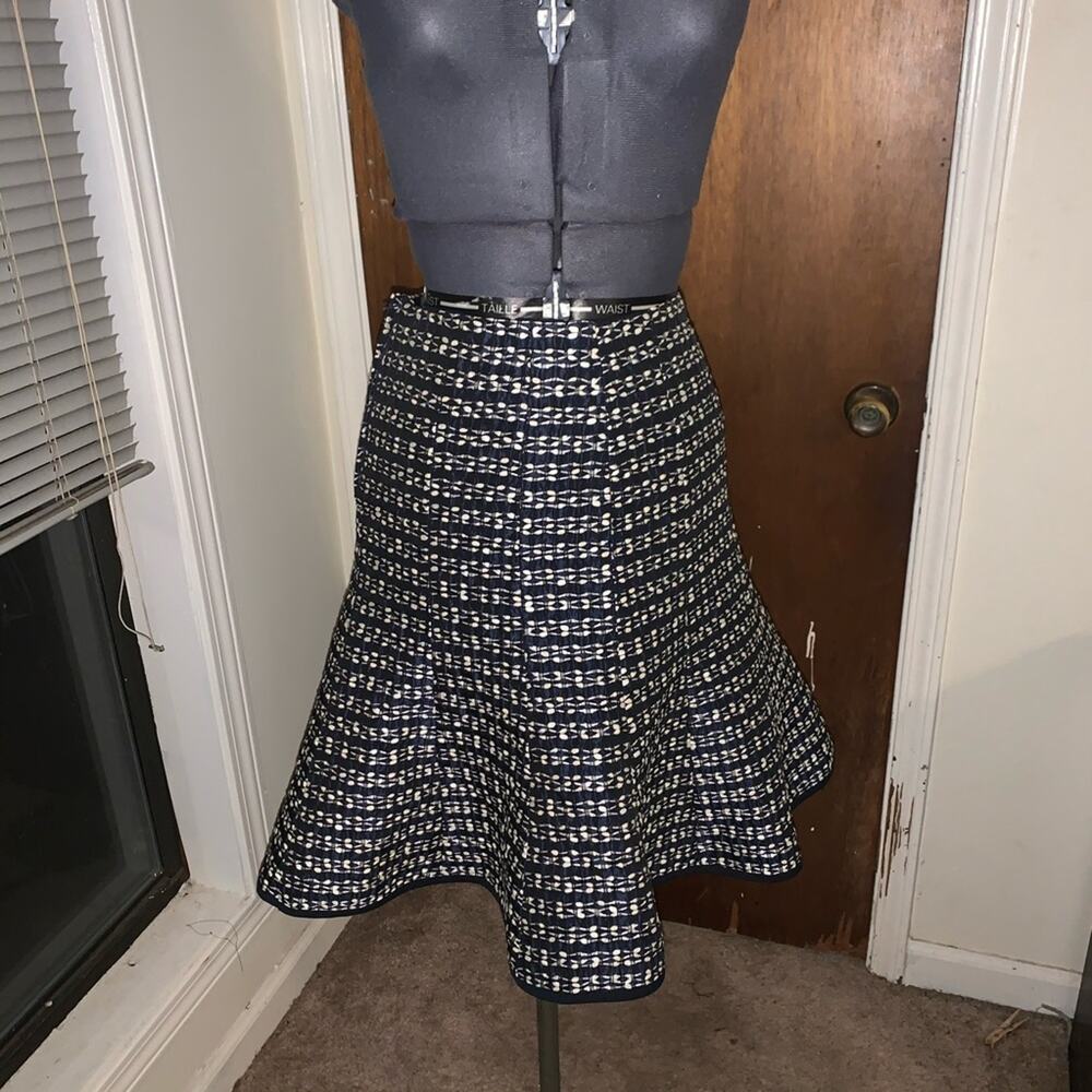 Y2K Nanette Lepore taffeta skirt blue - Picture 4 of 7